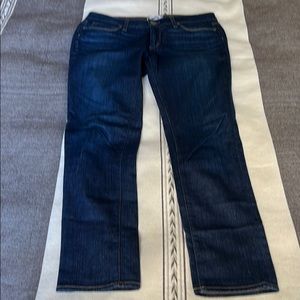 Paige straight denim jeans, size 27